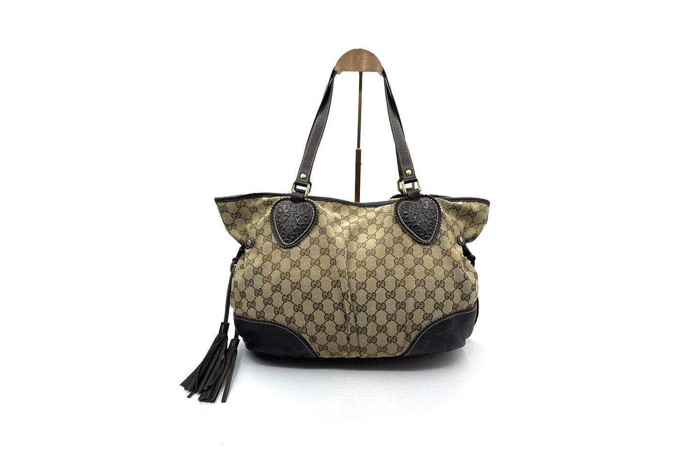 Gucci Canvas Monogram Shoulder Bag