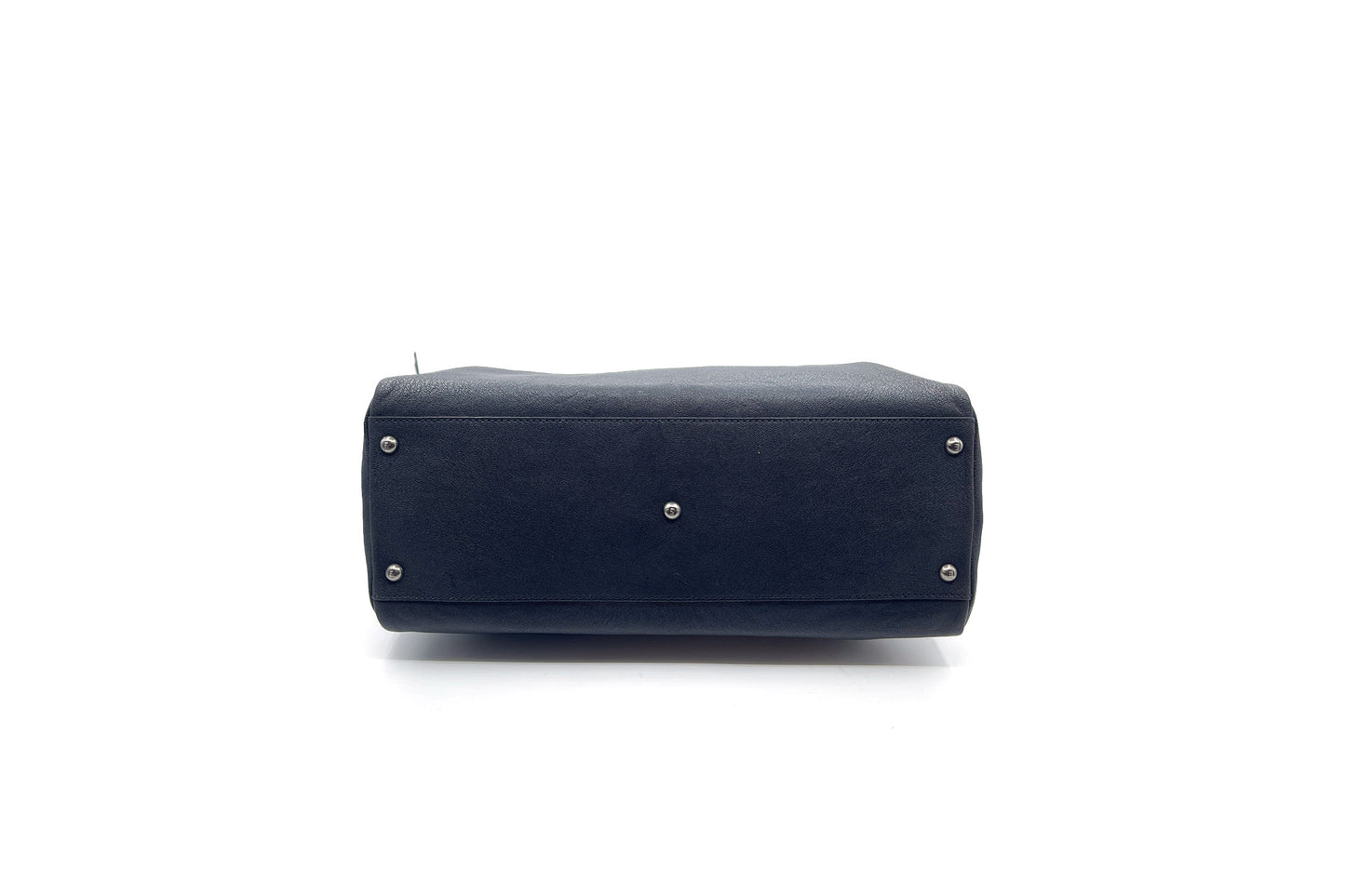 Fendi Peekaboo Black Medium Calfskin Leather Bag