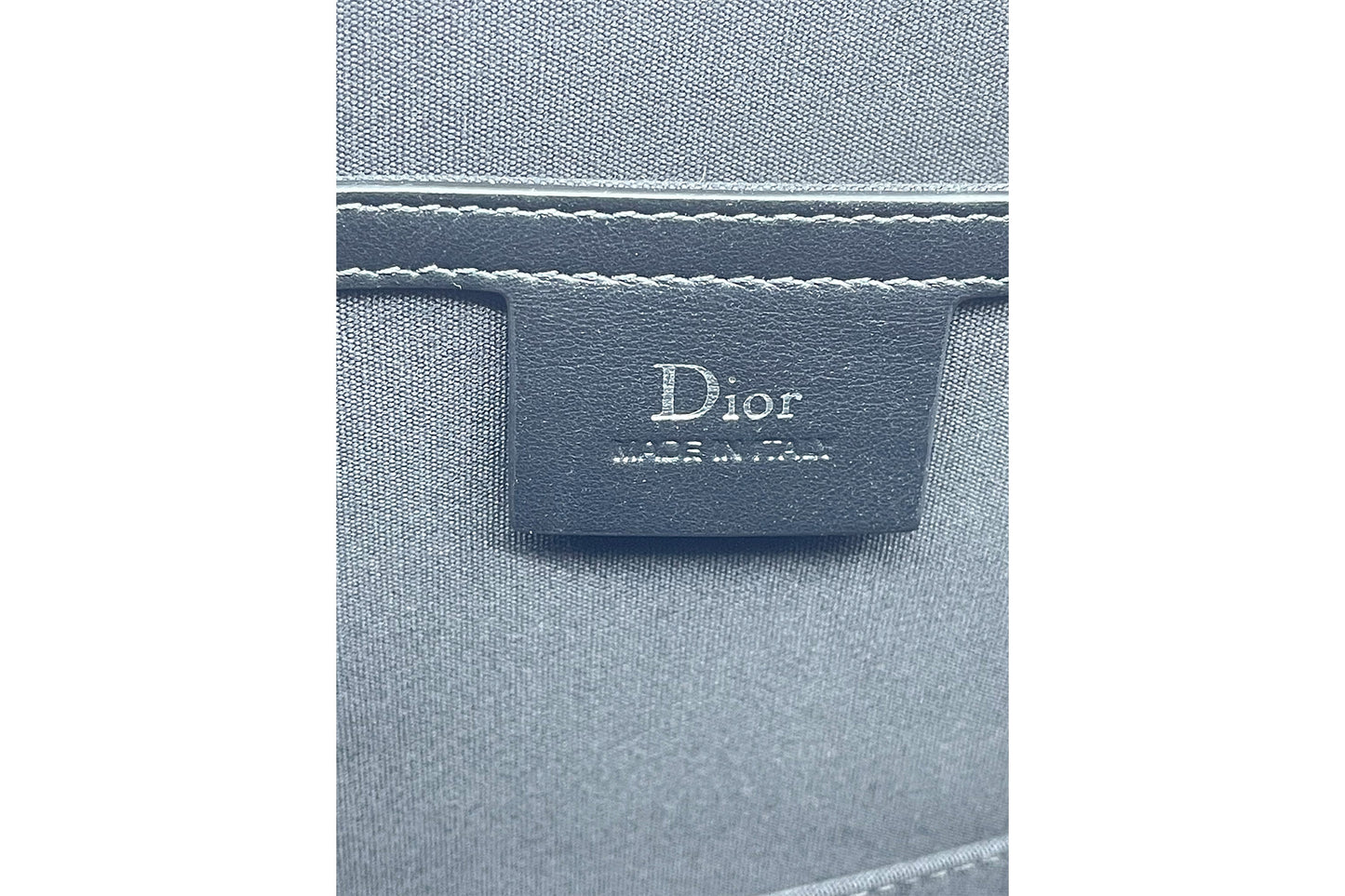Mister Dior Black Calfskin Document Holder