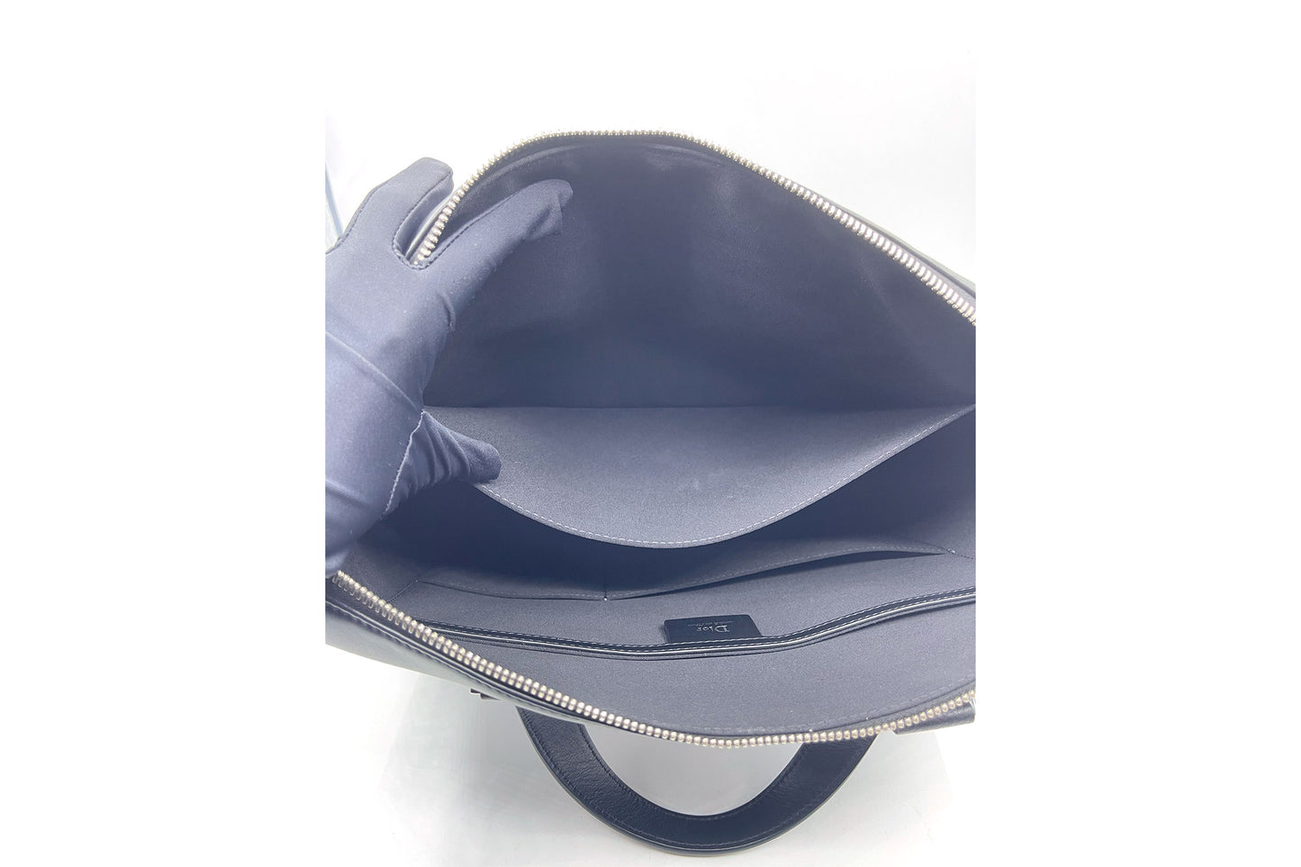 Mister Dior Black Calfskin Document Holder