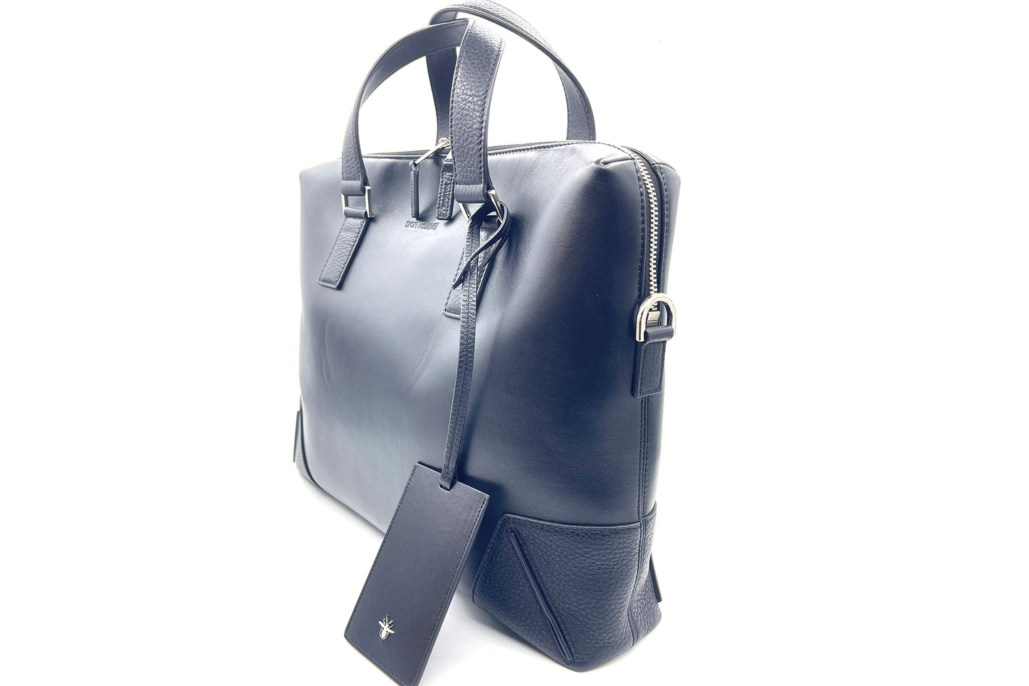 Mister Dior Black Calfskin Document Holder