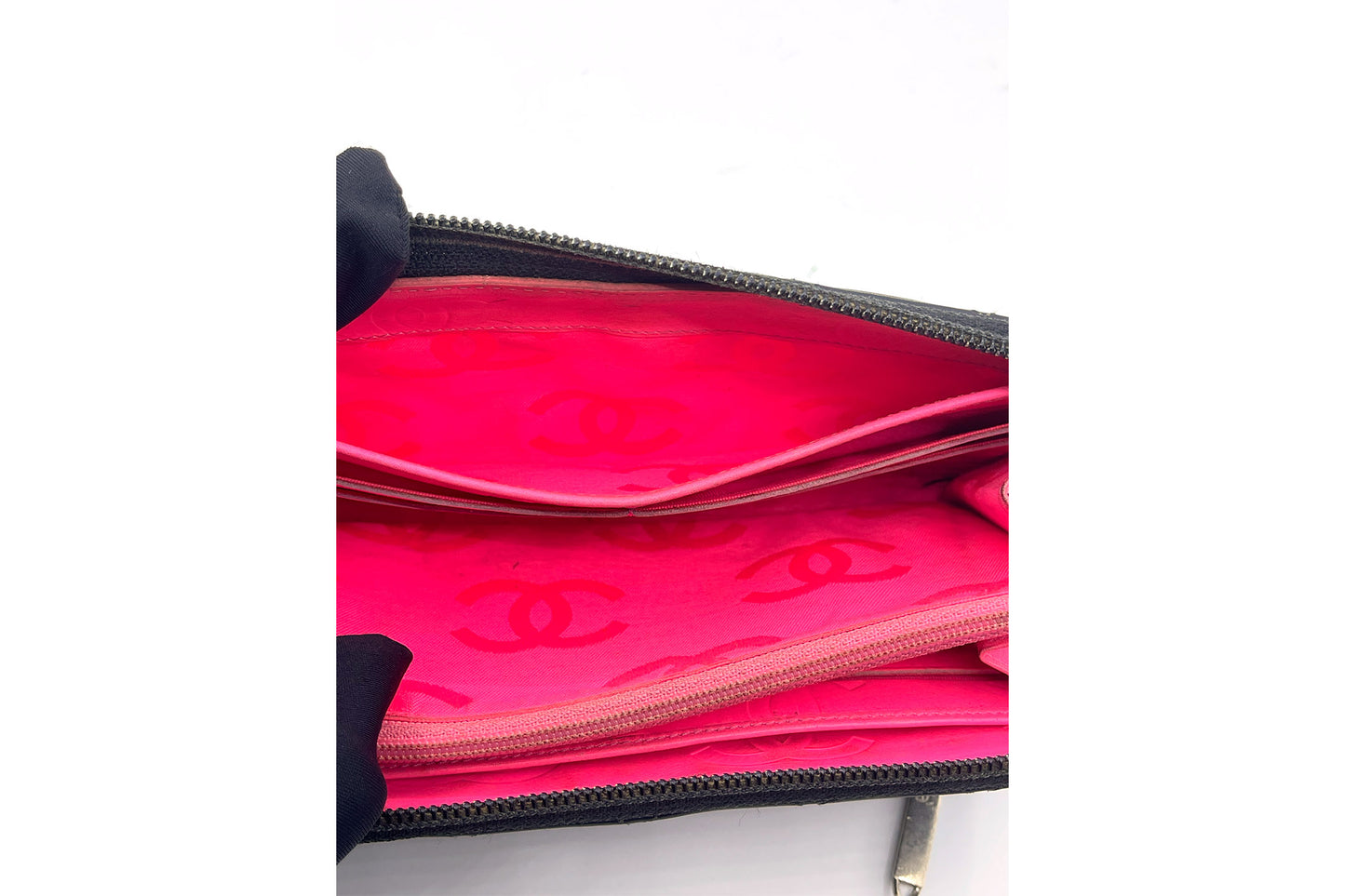 Chanel Black Leather Wallet