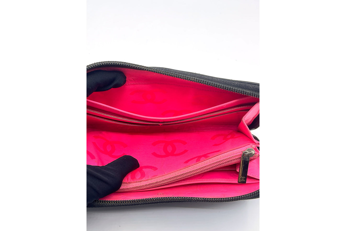 Chanel Black Leather Wallet