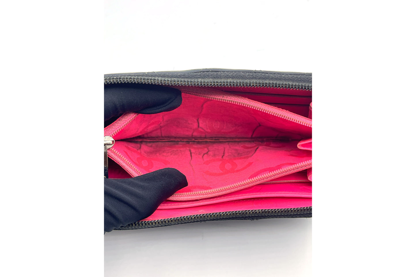 Chanel Black Leather Wallet