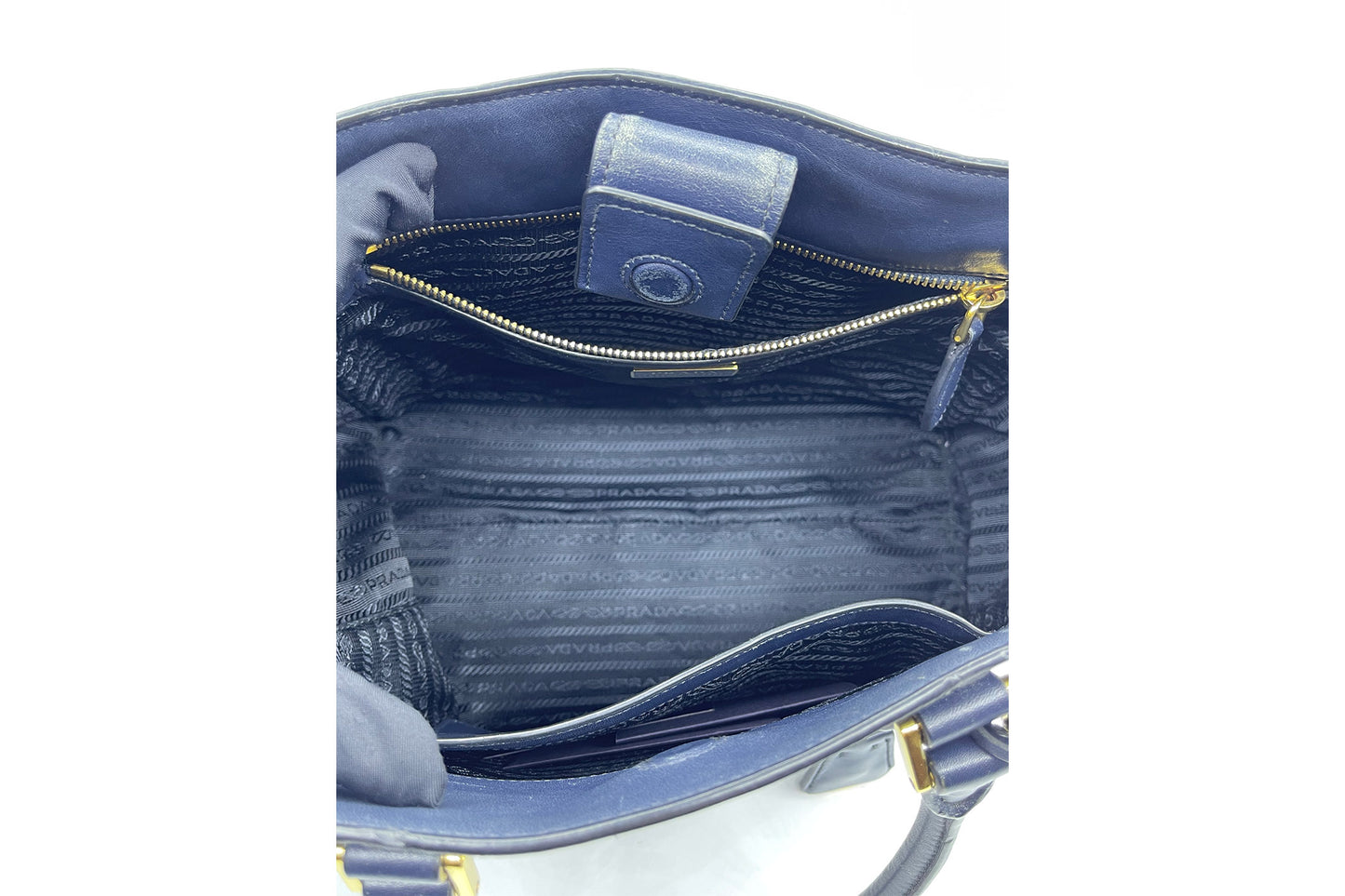 Prada Baltico Saffiano Soft Calf Leather Tote Bag