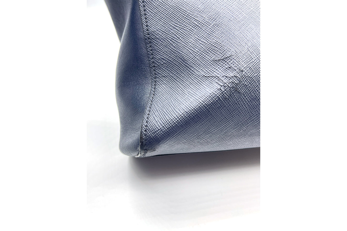 Prada Baltico Saffiano Soft Calf Leather Tote Bag
