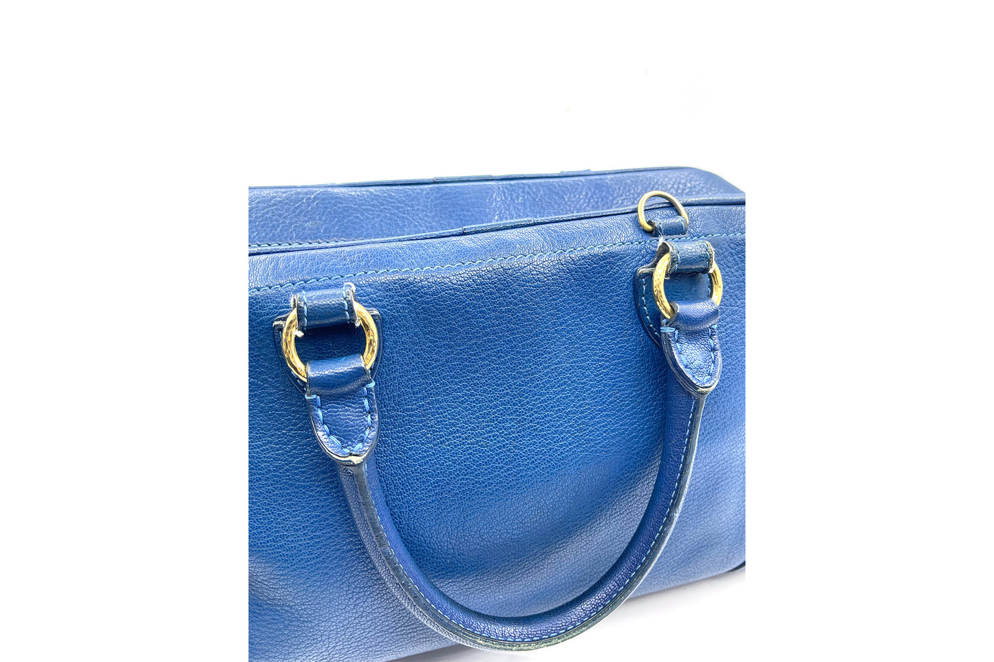 Marc Jacobs Blue Leather Venetia Large Satchel