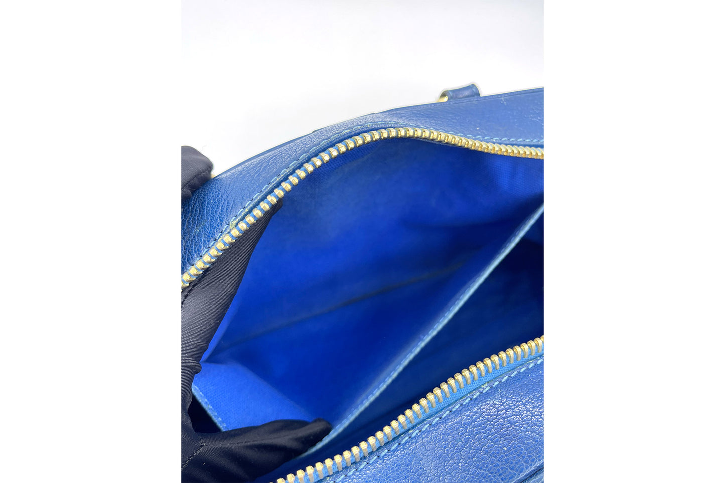 Marc Jacobs Blue Leather Venetia Large Satchel