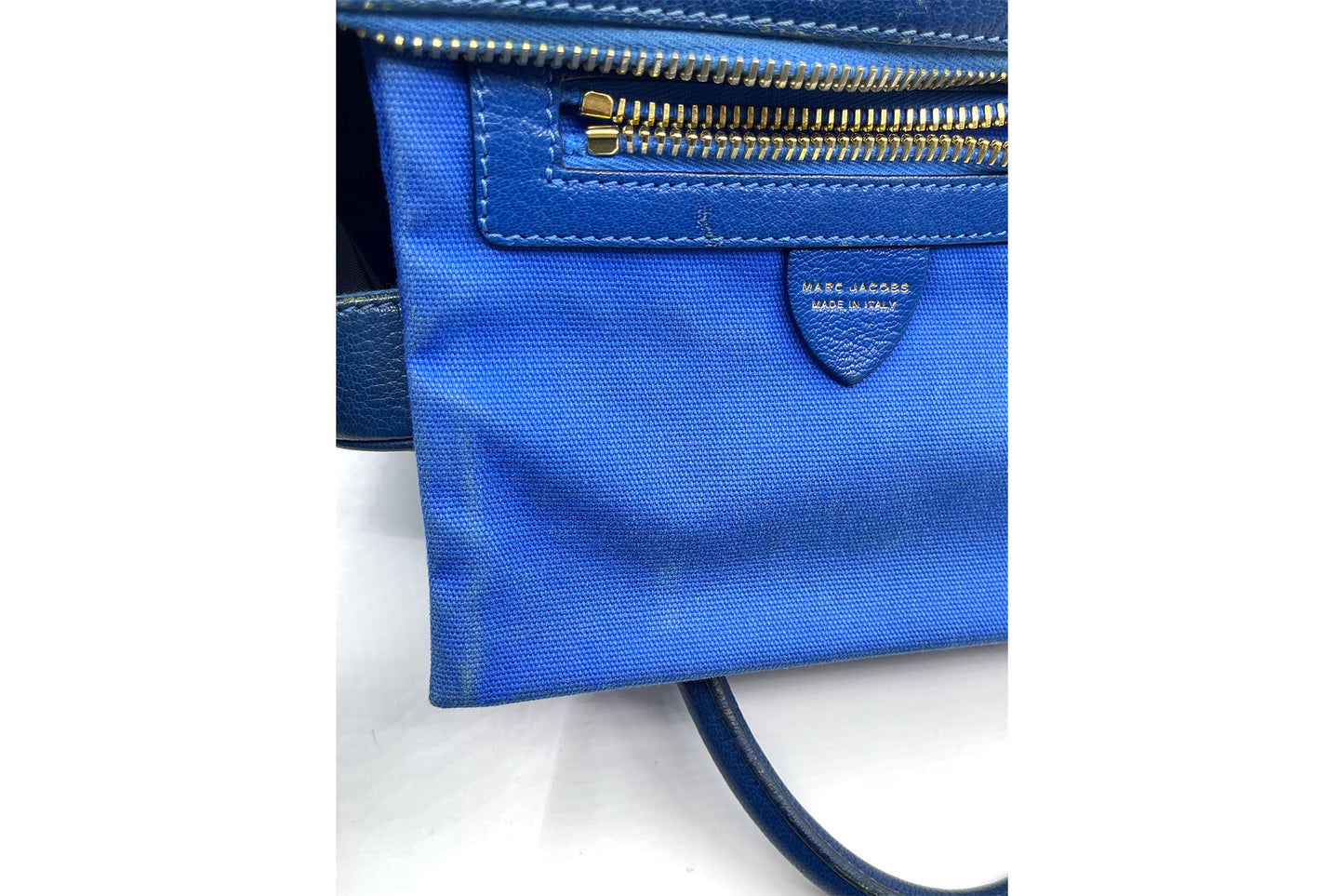 Marc Jacobs Blue Leather Venetia Large Satchel