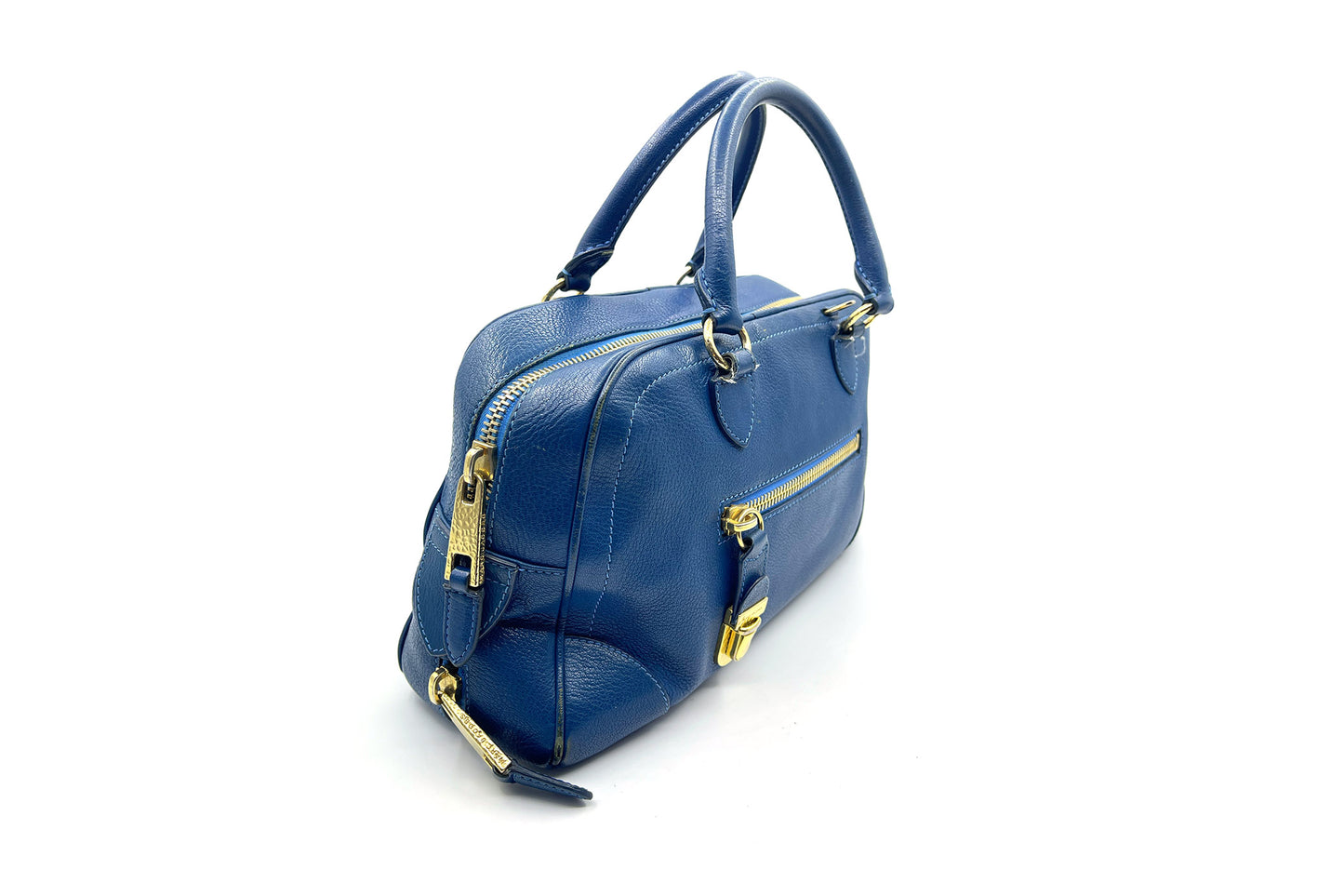 Marc Jacobs Blue Leather Venetia Large Satchel