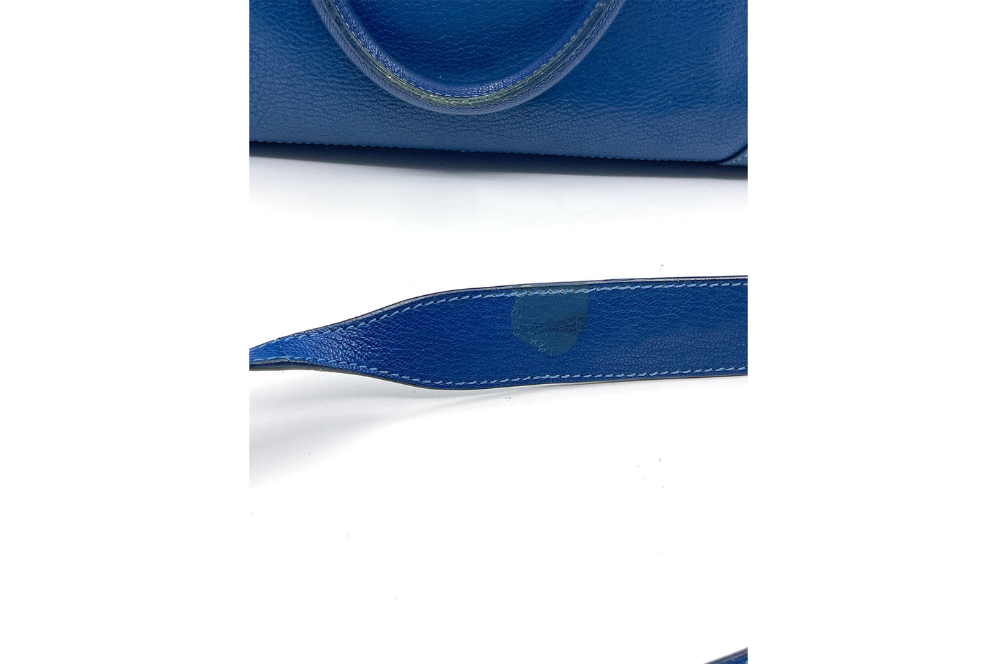Marc Jacobs Blue Leather Venetia Large Satchel