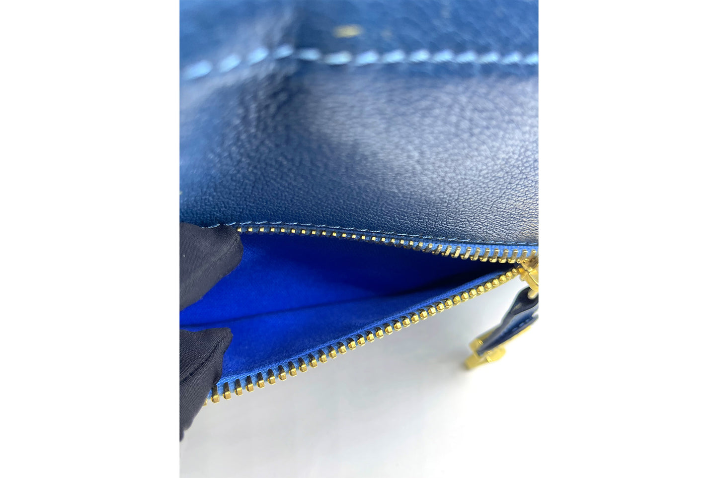Marc Jacobs Blue Leather Venetia Large Satchel