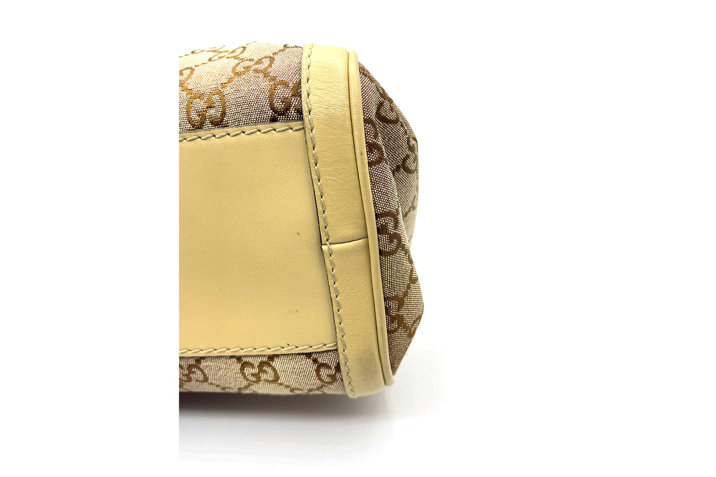 Gucci Beige/Pink GG Canvas Scarlett Small Hobo Bag