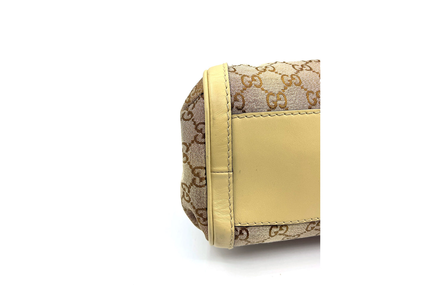 Gucci Beige/Pink GG Canvas Scarlett Small Hobo Bag