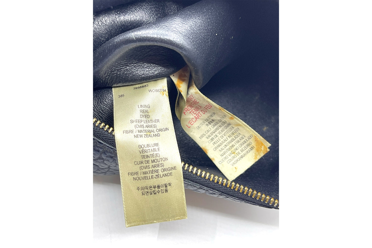 Burberry Canterbury Black Embossed Check Leather Tote
