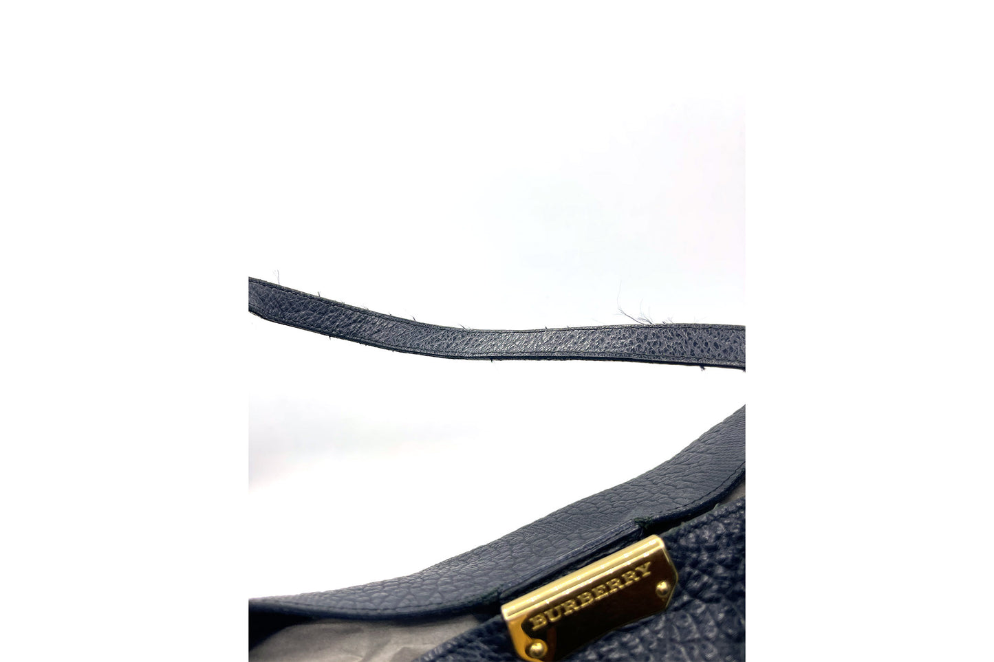 Burberry Canterbury Black Embossed Check Leather Tote