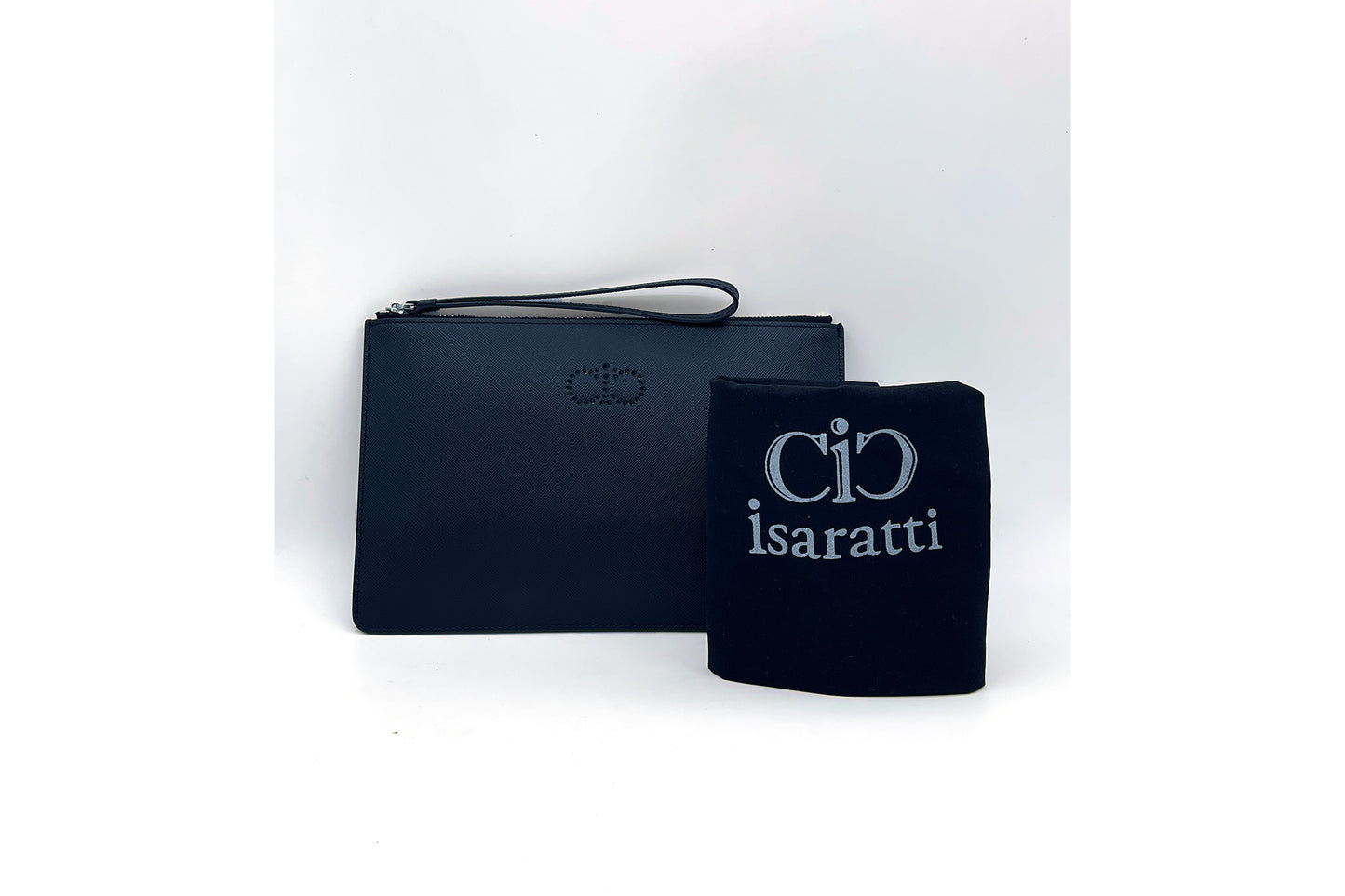 Isaratti VK26 Black Saffiano Crystal