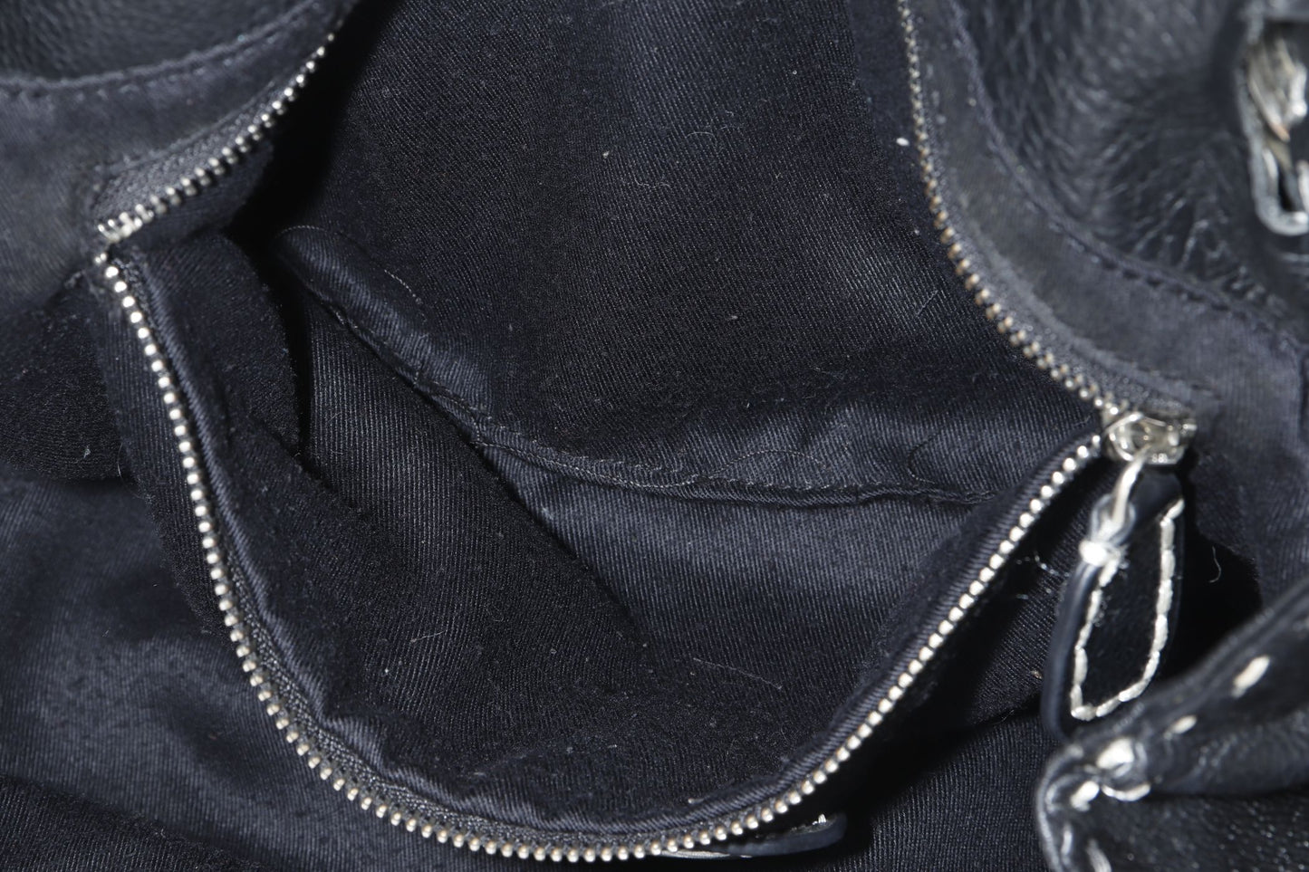 Fendi Selleria Lavorazione Serie Black Leather Shoulder Bag