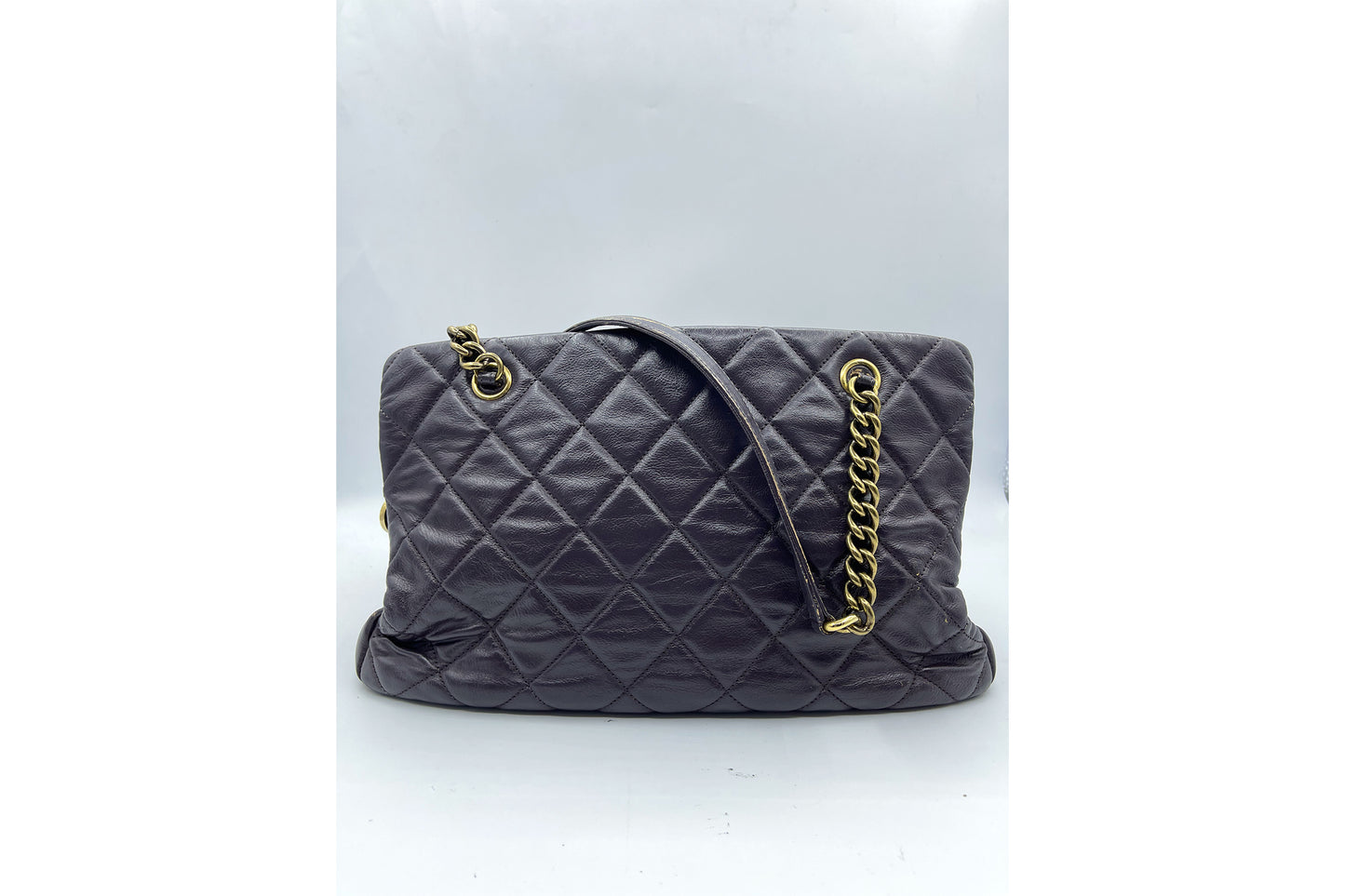 Chanel Quilted Matelasse Lambskin CC Logo Shoulder Bag