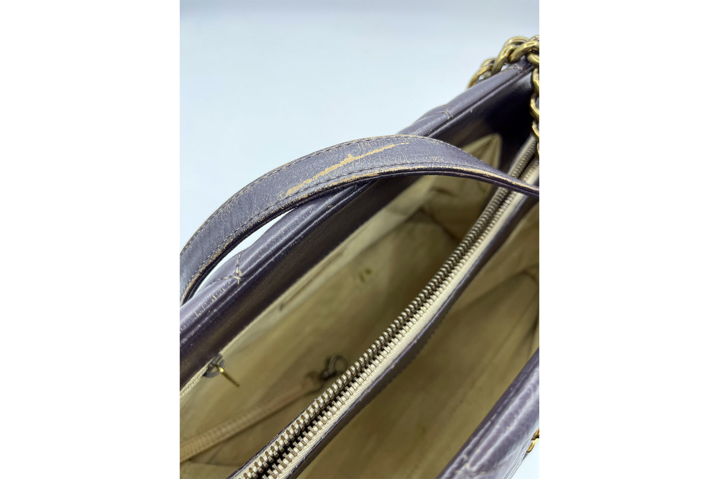 Chanel Quilted Matelasse Lambskin CC Logo Shoulder Bag