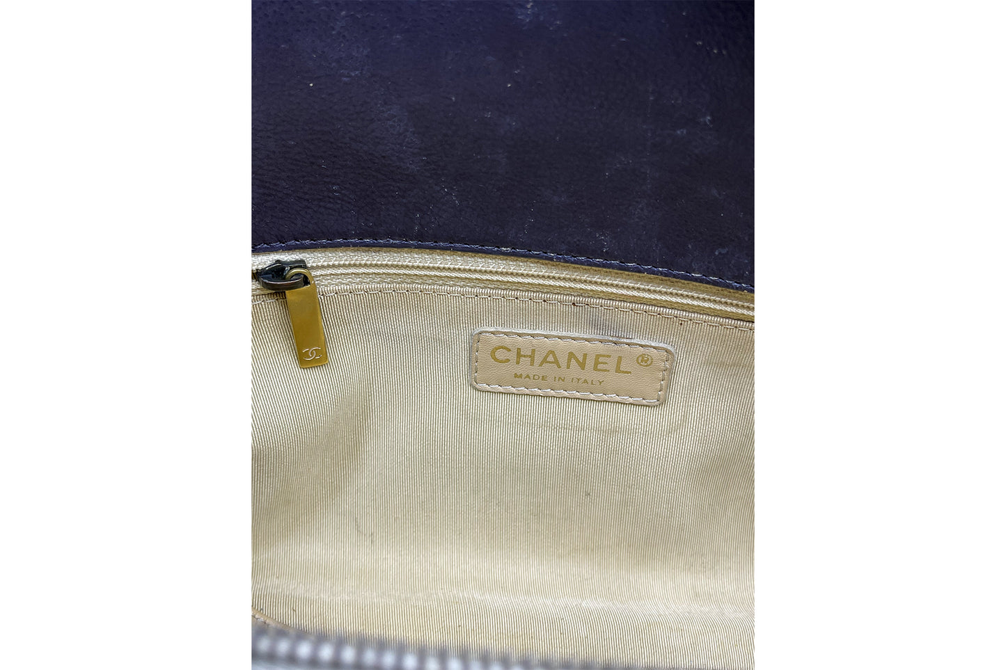 Chanel Quilted Matelasse Lambskin CC Logo Shoulder Bag