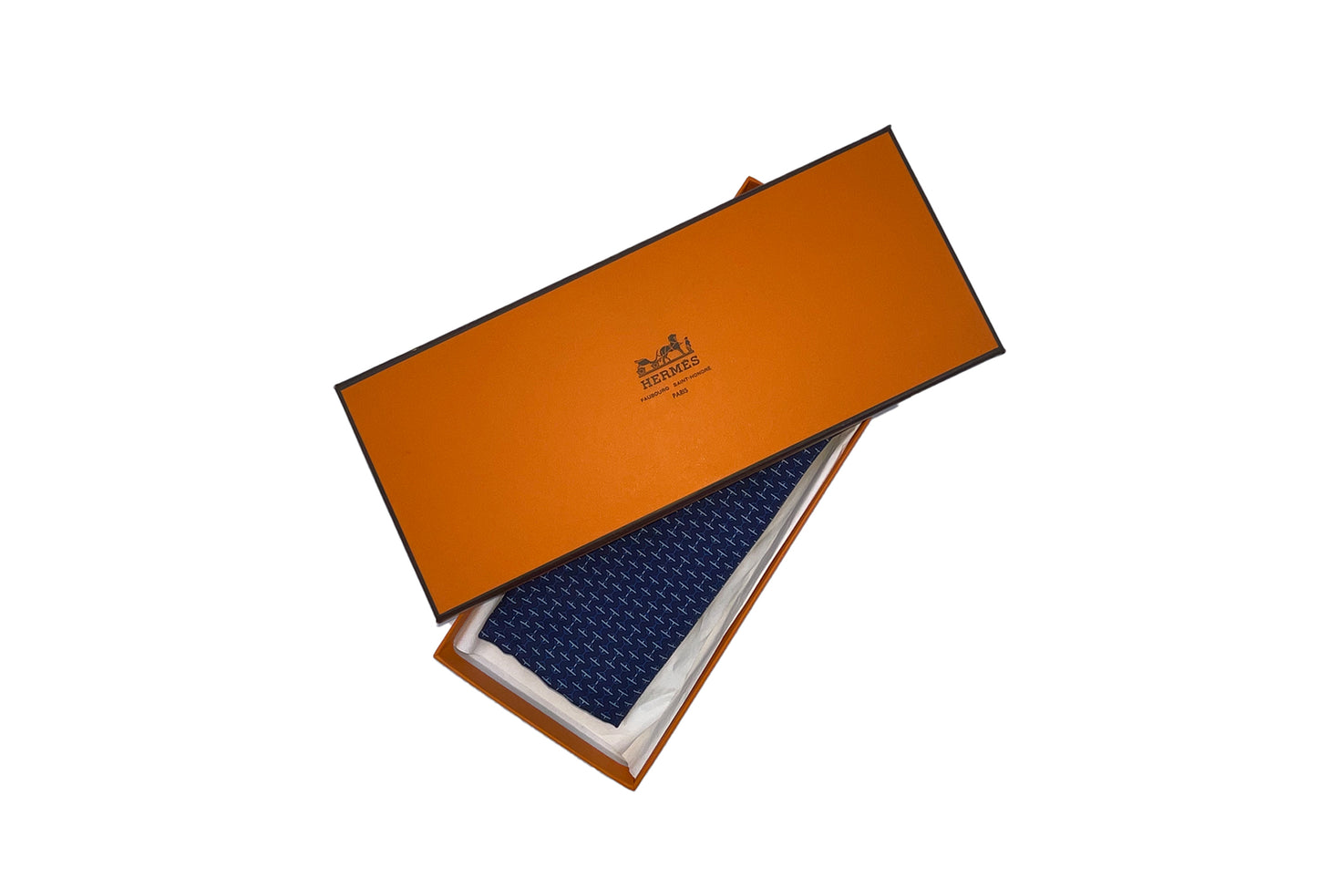 Hermes Blue Handkerchief