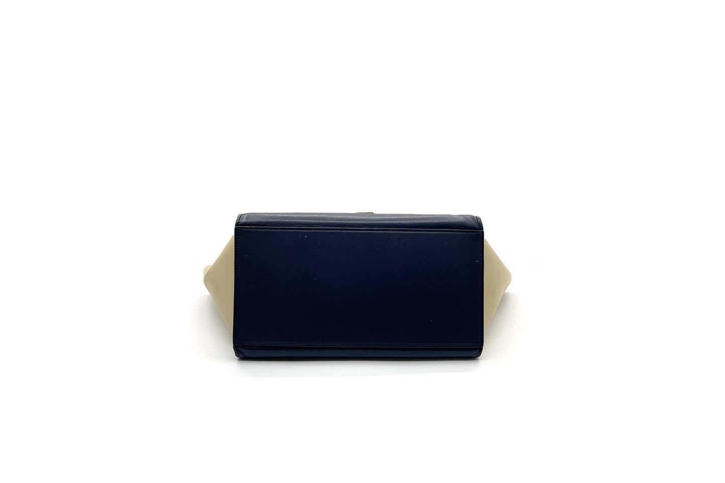 Celine Trapeze Orange, Navy & Beige Bag