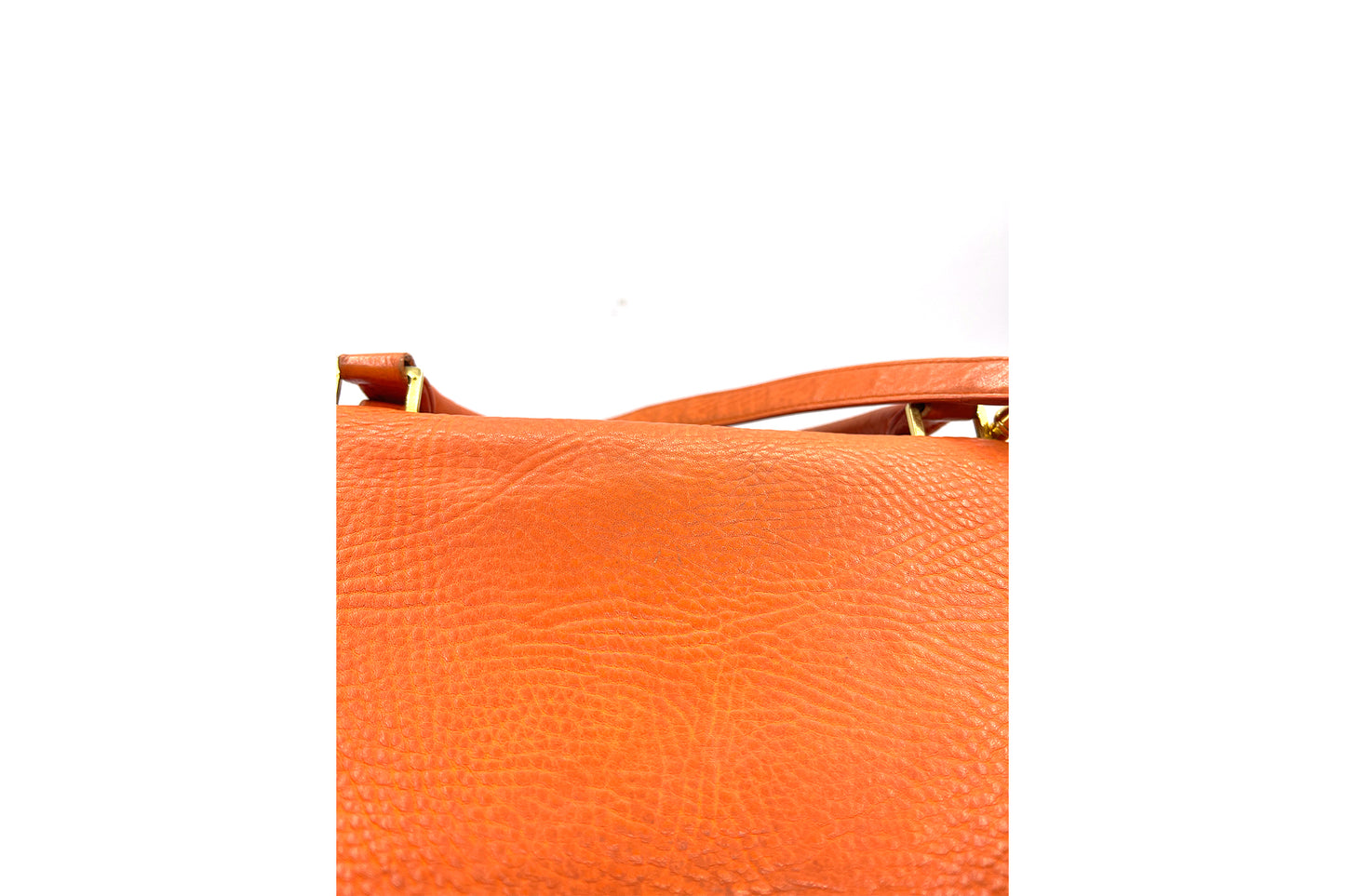 Celine Trapeze Orange, Navy & Beige Bag