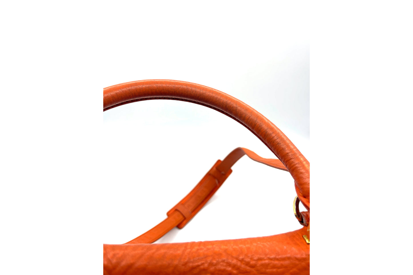 Celine Trapeze Orange, Navy & Beige Bag