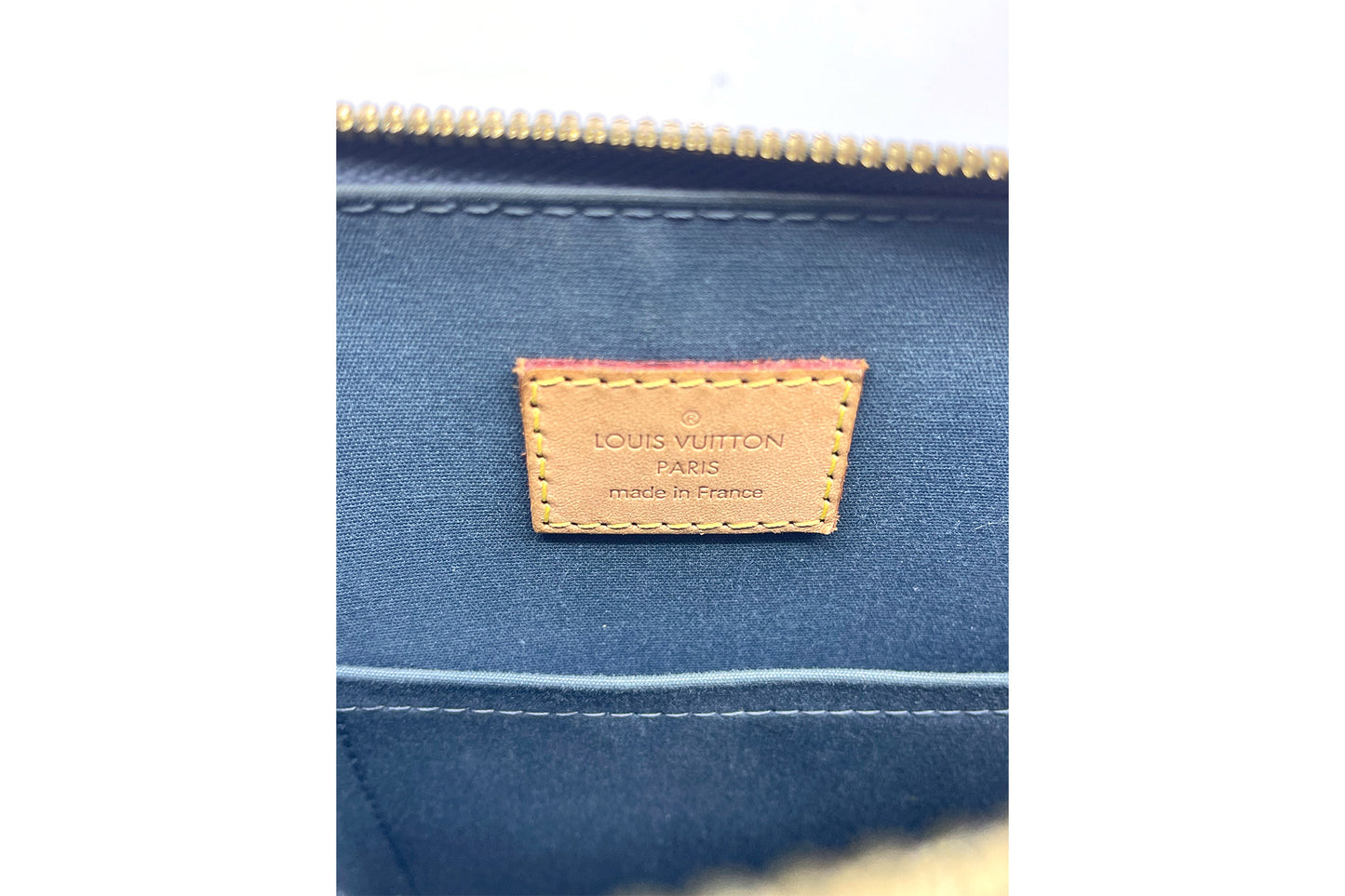 Louis Vuitton Alma Bb Olive Green Vernis Satchel