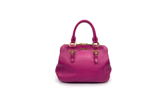 Miu Miu Madras Peonia Top Handle Bag