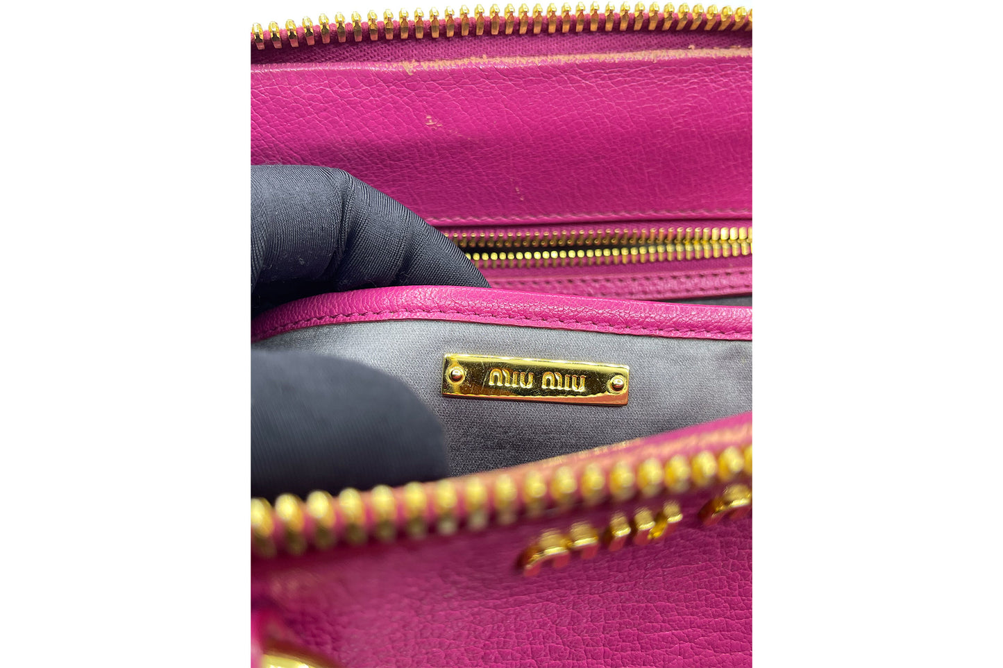 Miu Miu Madras Peonia Top Handle Bag