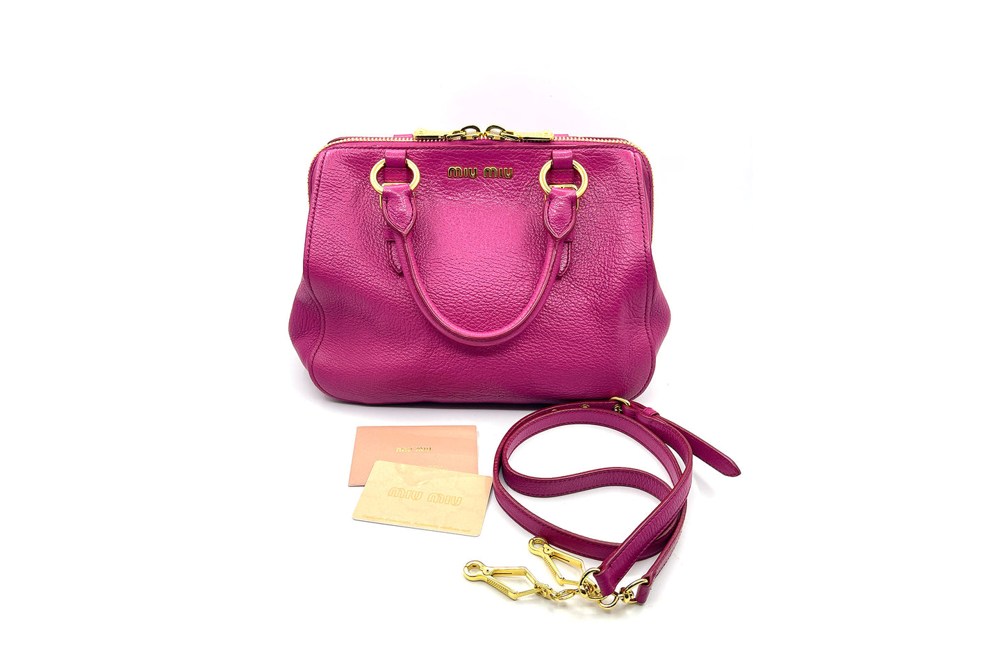 Miu Miu Madras Peonia Top Handle Bag