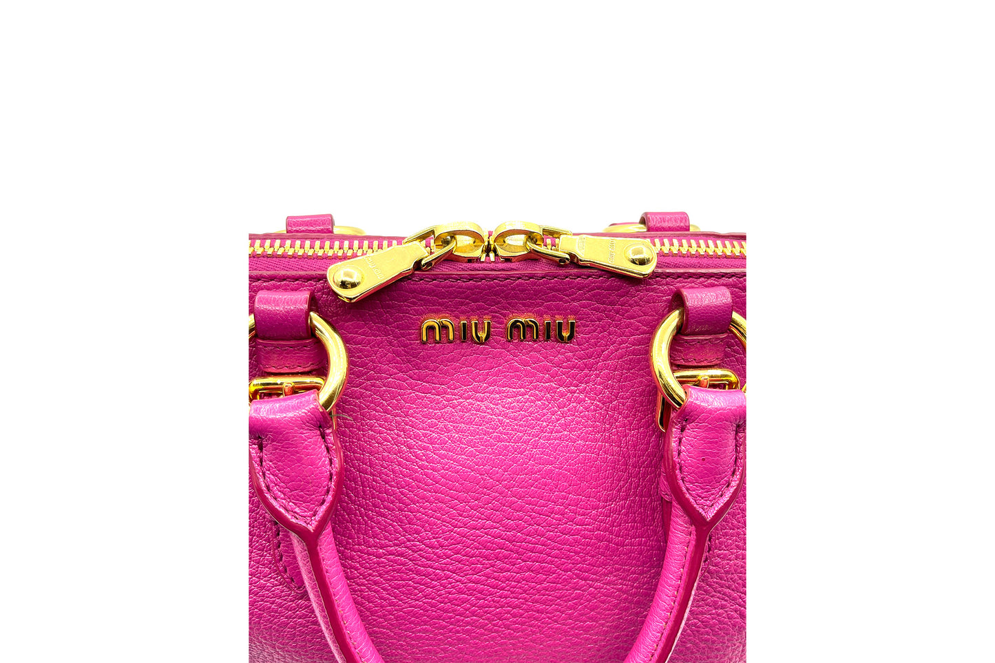 Miu Miu Madras Peonia Top Handle Bag