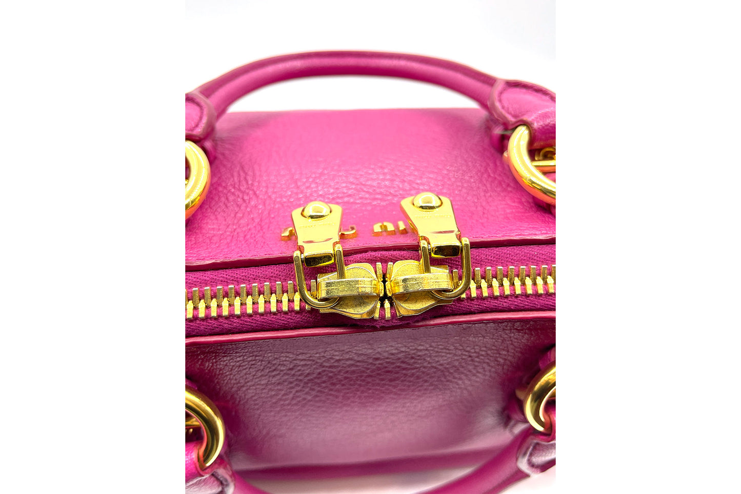 Miu Miu Madras Peonia Top Handle Bag