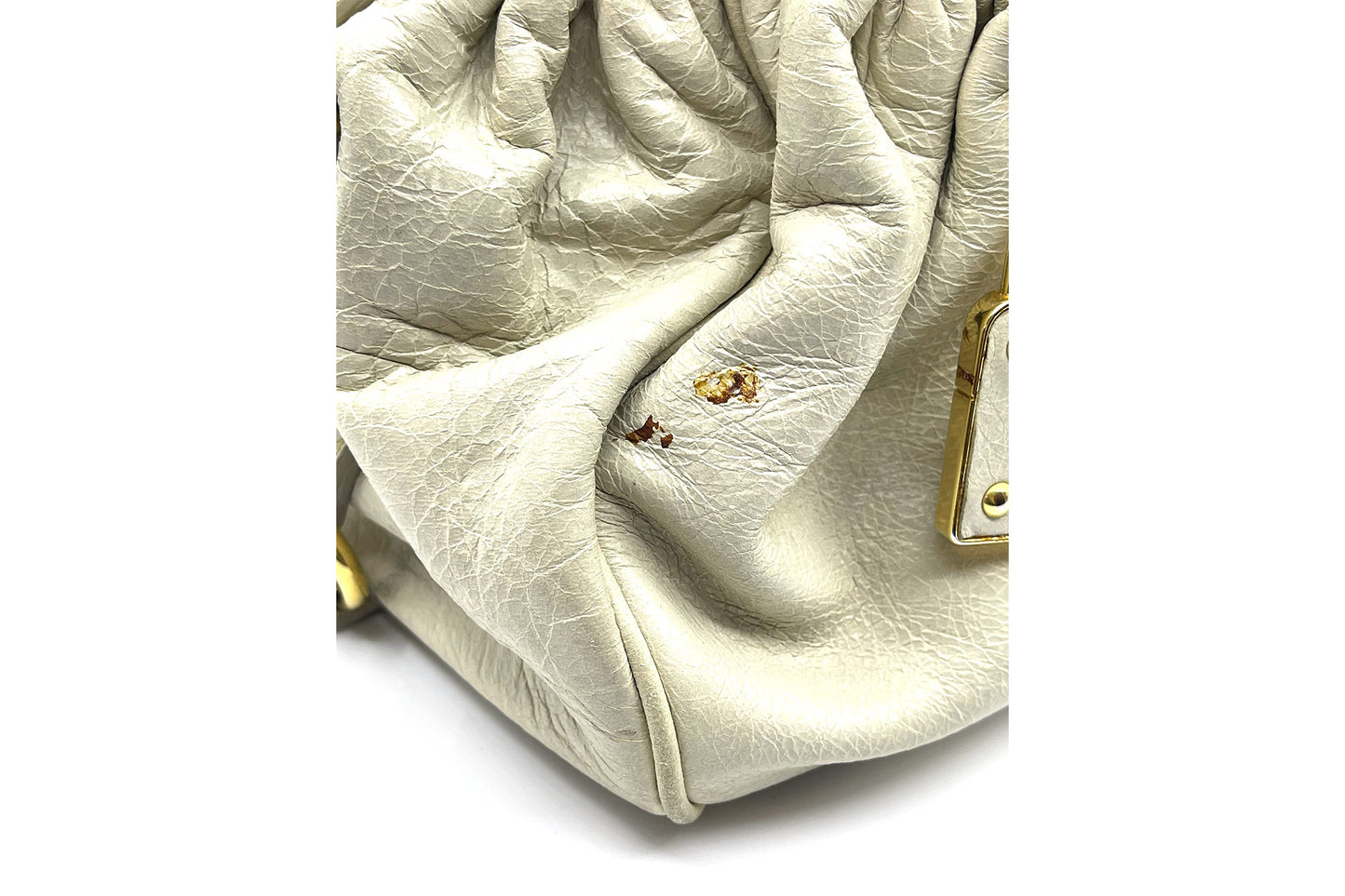 Miu Miu Nappa Medium Charm Satchel Agave