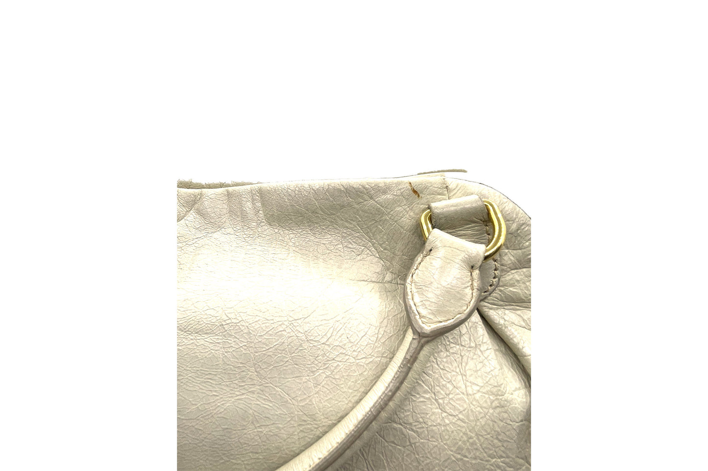 Miu Miu Nappa Medium Charm Satchel Agave