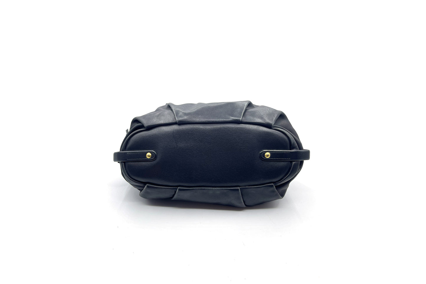 Prada Black Soft Calf Leather Shoulder Bag