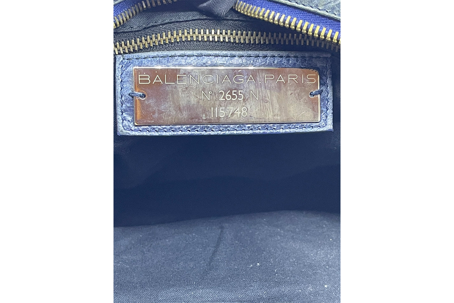 Balenciaga Blue Classic City Medium Bag