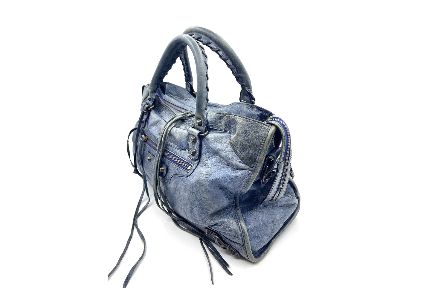 Balenciaga Blue Classic City Medium Bag