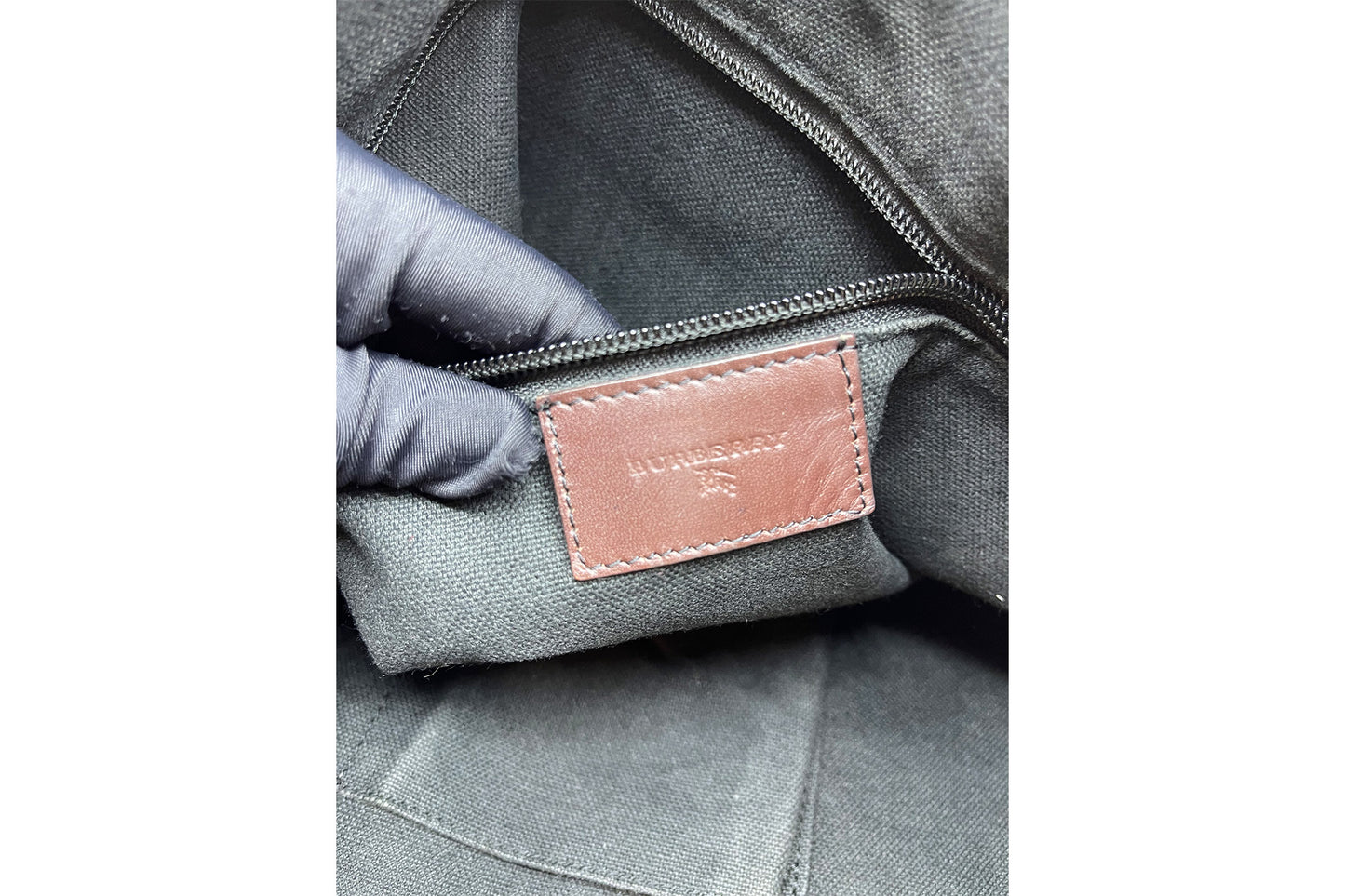 Burberry Brown Vintage Leather Tote Bag