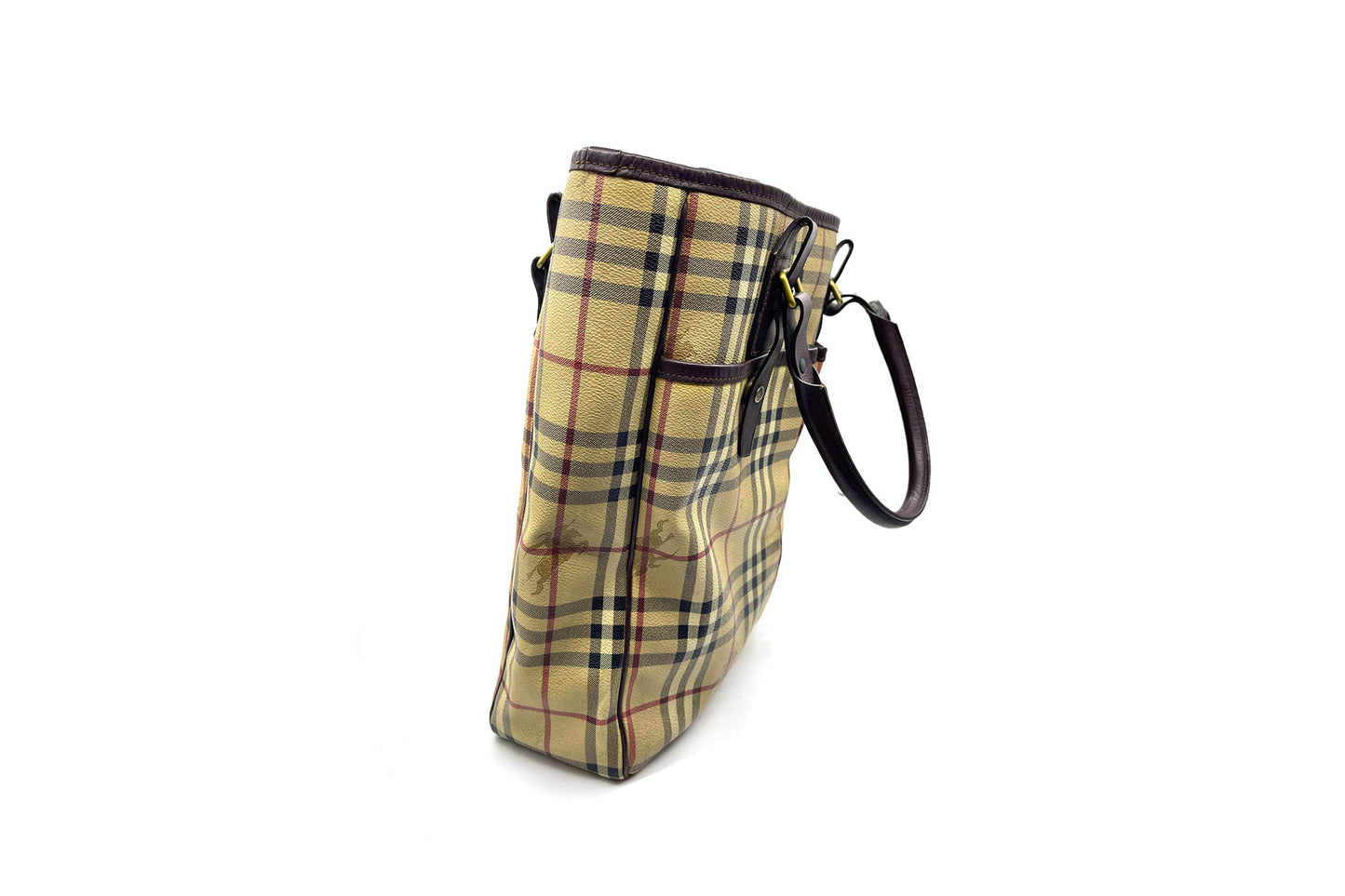 Burberry Brown Vintage Leather Tote Bag