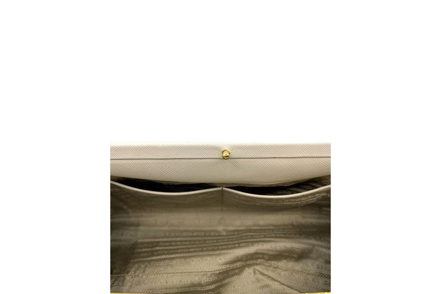 Prada Talco Saffiano Lux Top Handle