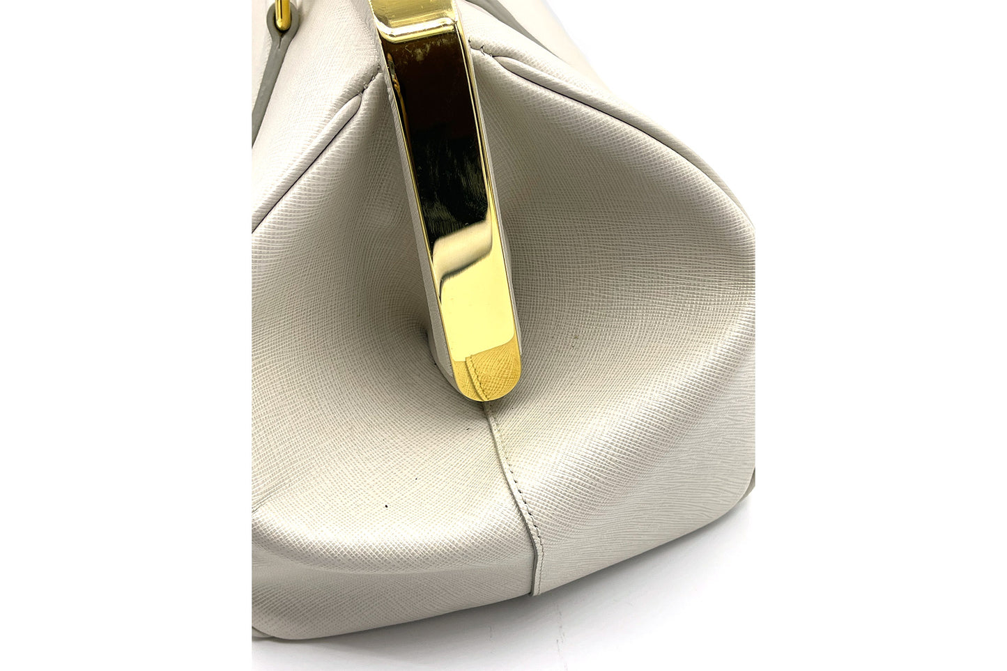 Prada Talco Saffiano Lux Top Handle