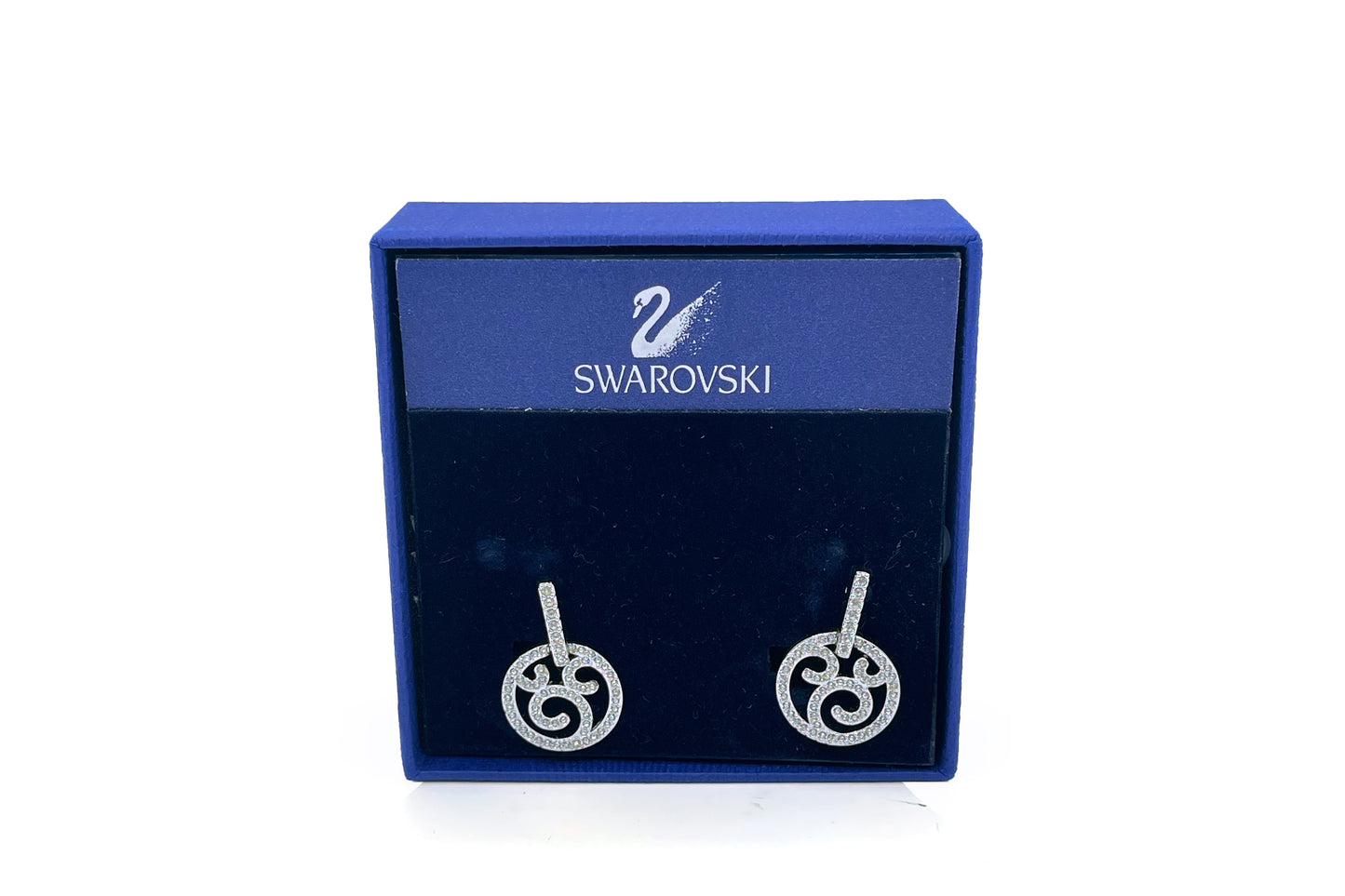 Swarovski Crystal Wave Circle Clip Earrings (5292451)