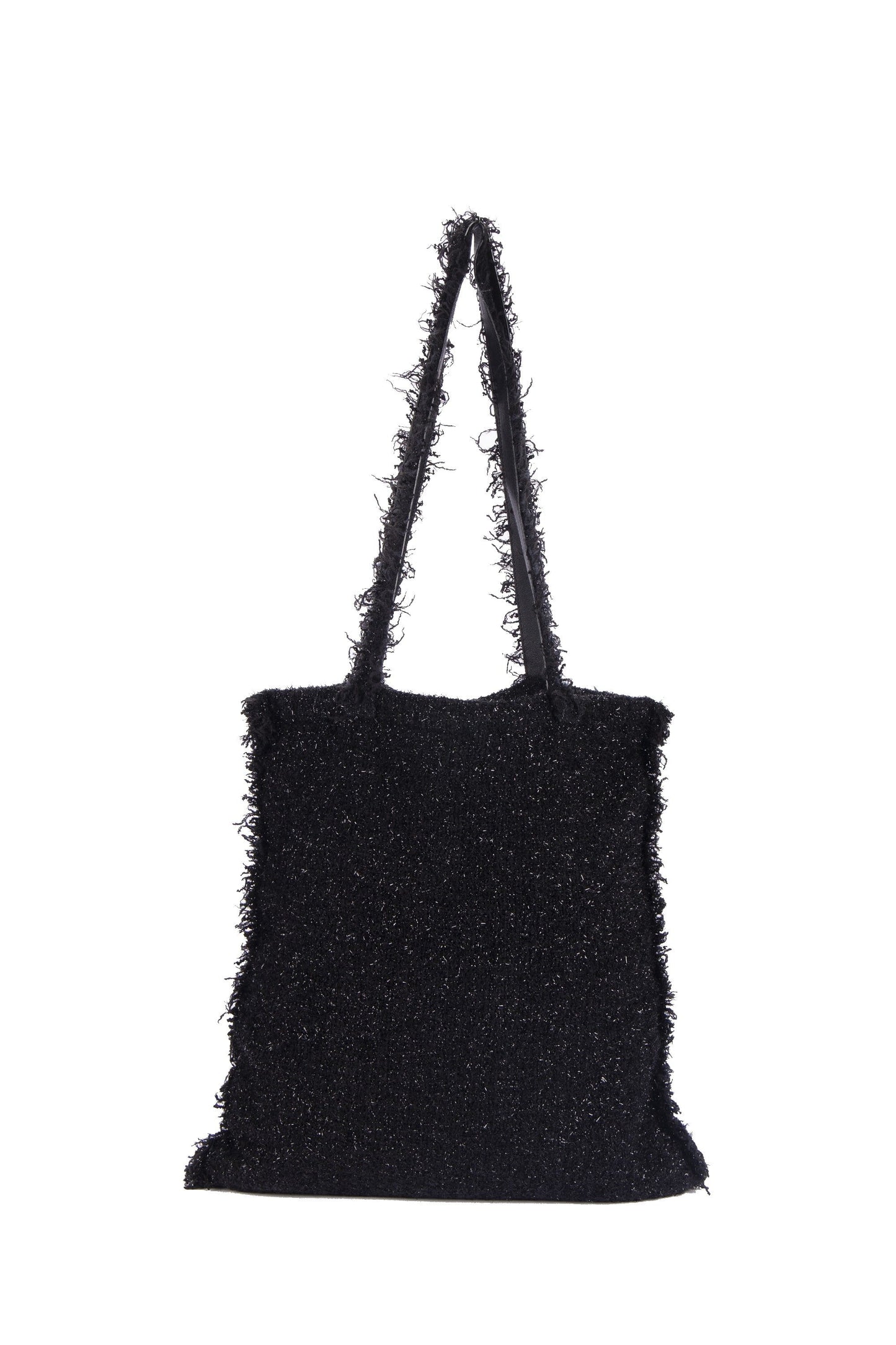 Chanel Rocket Black Tweed Tote, with Dust Cover