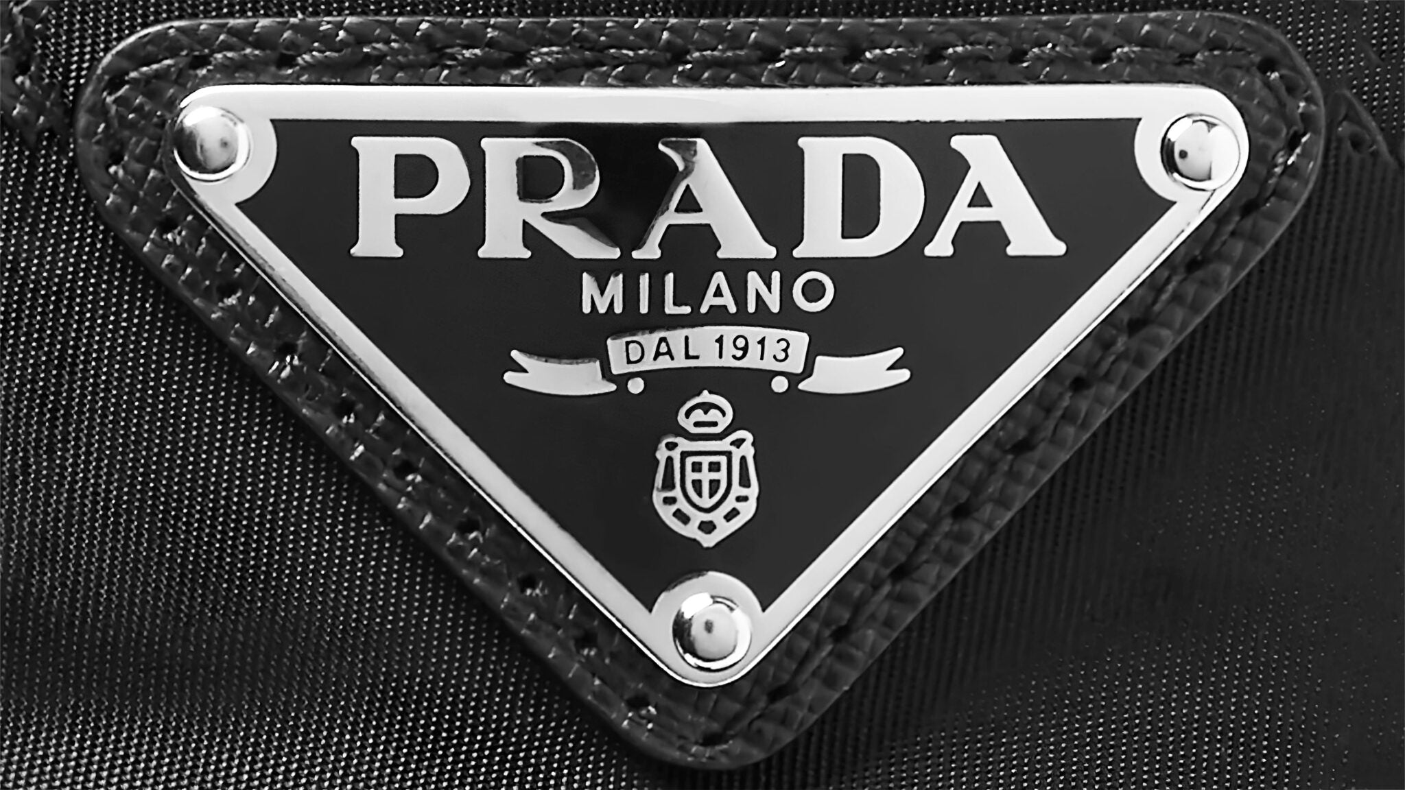 Prada triangle logo real vs fake Clearance