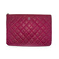Chanel Ocase Quilted Hollow Leather