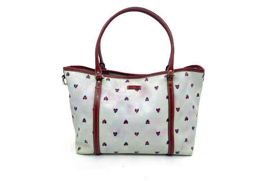 Gucci Limited Edition Red Polka Dot Tote