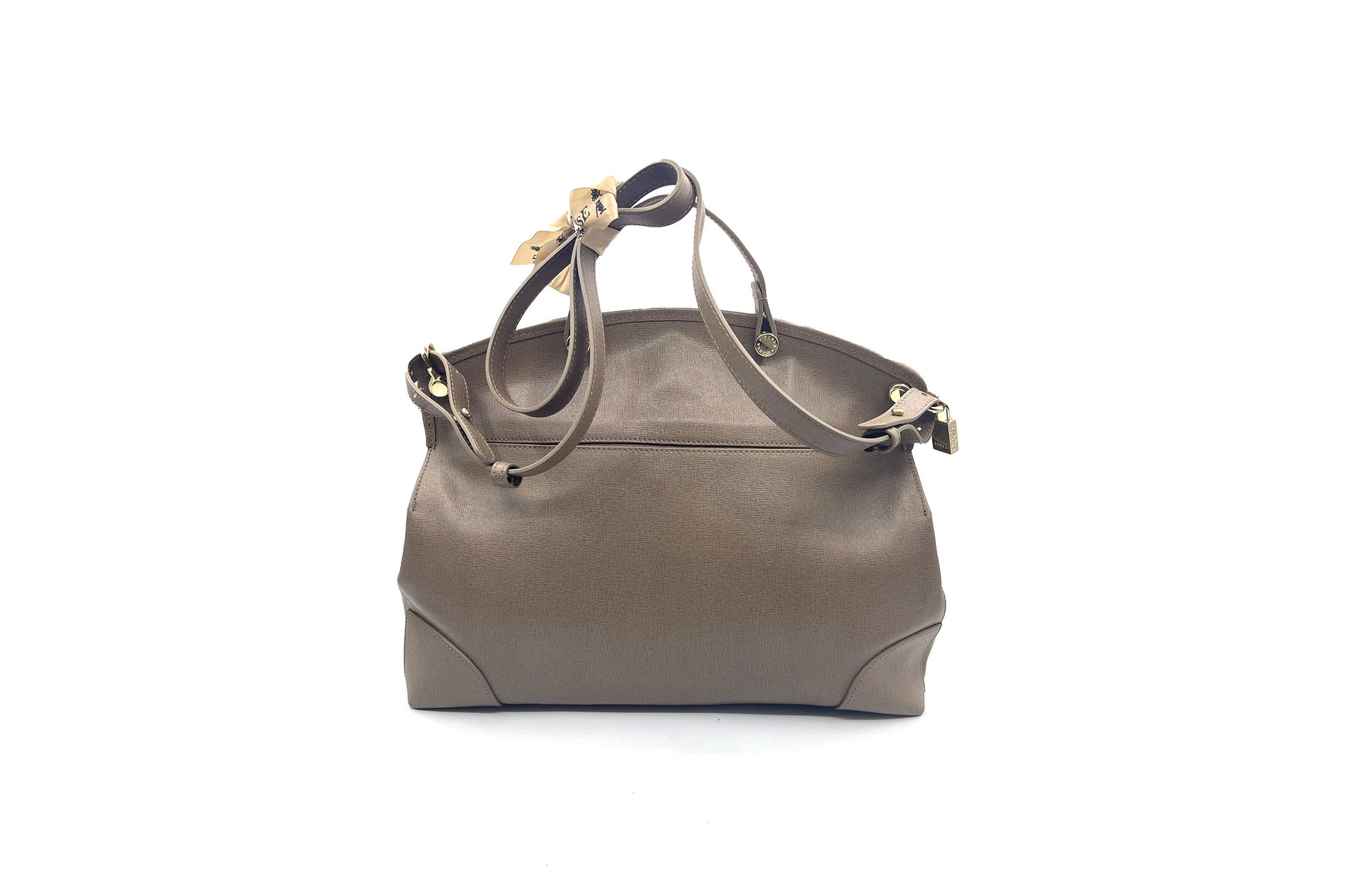 Furla Nikole Piper Large Saffiano Leather Tote in Gray